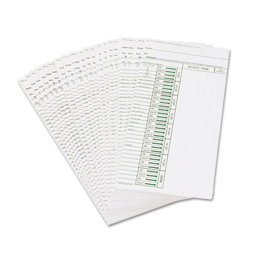 Acroprint® Time Clock Cards For Acroprint Att310, One Side, 4 X 10, 200-pack freeshipping - TVN Wholesale